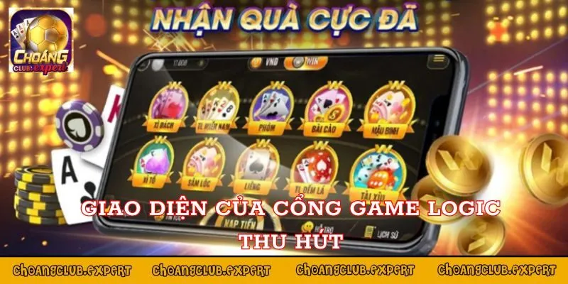 Giao diện của cổng game khoa học thu hút cược thủ