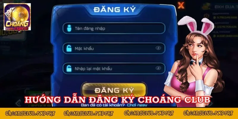 Click vào mục đăng ký trên trang chủ 